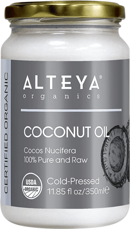 19,95 € Envio grátis | Óleo de Cozinha Alteya Organics. Coco Virgen Extra Orgánico Garrafa Terço 35 cl