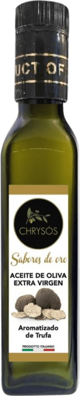 Envío gratis | Aceite de Oliva Chrysós. Virgen Extra Trufa Premium Italia Botellín 25 cl