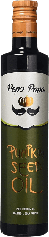 Kostenloser Versand | Speiseöl Pepo Papa. Calabaza Premium Tostado Ungarn Medium Flasche 50 cl