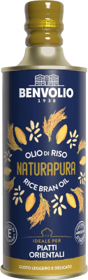 Free Shipping | Cooking Oil Benvolio 1938 Salvado de Arroz y Extracto de Jengibre Italy Organic Medium Bottle 50 cl