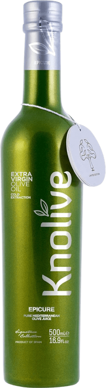 Kostenloser Versand | Olivenöl Hispasur Knolive Epicure E-NOL Extra Nativ Spanien Medium-Flasche 50 cl