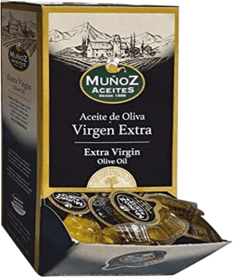 29,95 € | Caixa de 168 unidades Azeite de Oliva Muñoz AOVE Virgem Extra Espanha Monodose 1 cl