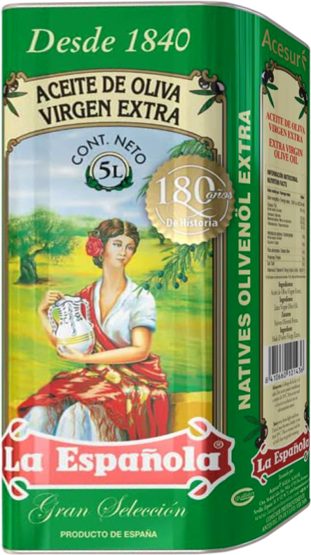 Olive Oil La Española Virgen Extra Spain Special Can 5 L