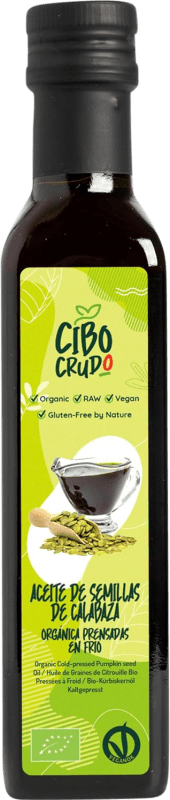 Free Shipping | Cooking Oil Cibo Crudo Calabaza Orgánico Netherlands Small Bottle 25 cl