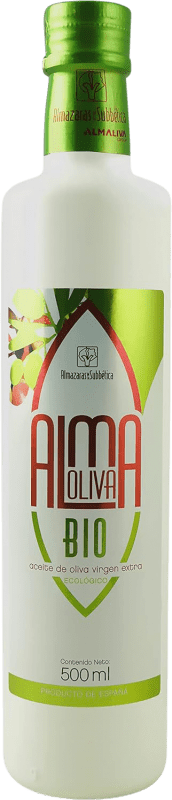 13,95 € Envío gratis | Aceite de Oliva ‎Almazaras de la Subbética Almaoliva Virgen Extra Ecológico Botella Medium 50 cl