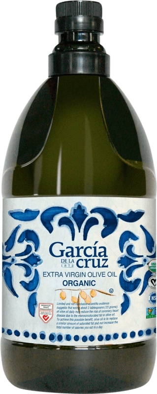 43,95 € | Оливковое масло García de la Cruz Virgen Extra PET Orgánico Кастилья-Ла-Манча Испания Органический Графин 2 L