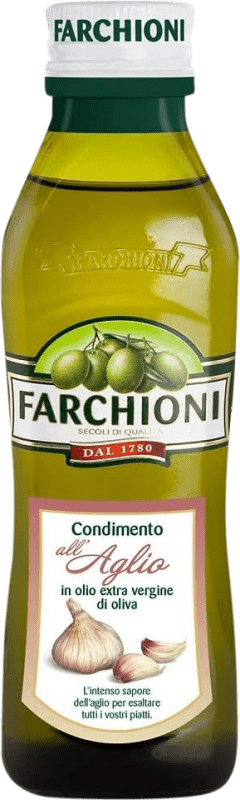 Free Shipping | Olive Oil Farchioni Olii EVOO Extra Virgin Italy Small Bottle 25 cl Ajo — Garlic