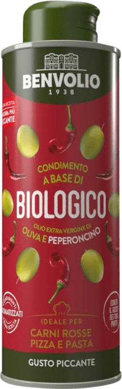 Envio grátis | Azeite de Oliva Benvolio 1938 AOVE Virgem Extra Itália Garrafinha 25 cl Peperoncino — Malagueta