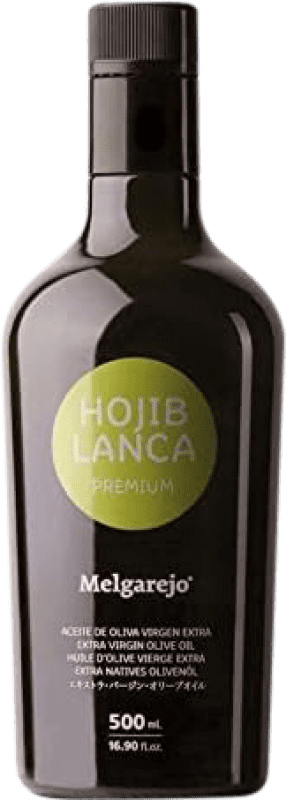 Envio grátis | Azeite de Oliva Melgarejo Premium, AOVE Virgem Extra Andaluzia Espanha Hojiblanca Garrafa Medium 50 cl