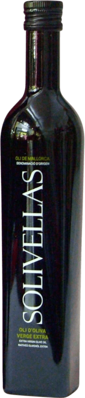 12,95 € Envío gratis | Aceite de Oliva Agro Alcudia Solivellas Virgen Extra Botella Medium 50 cl
