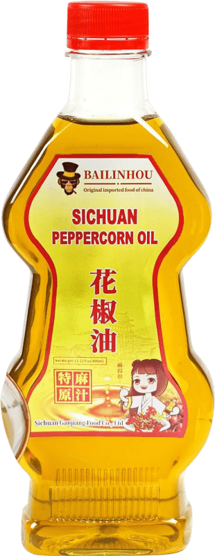 19,95 € | Huile Végétale Bailinhou. Sichuan Chine Demi-Bouteille 37 cl Chili Pepper — Piment, Pink Peppercorn — Poivre Rose