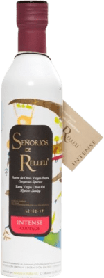 Envío gratis | Aceite de Oliva Señoríos de Relleu Intense Coupage AOVE Virgen Extra España Botella Medium 50 cl