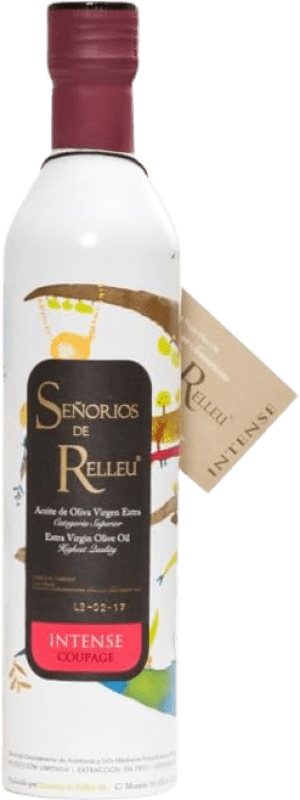 Envoi gratuit | Huile d'Olive Señoríos de Relleu Virgen Extra Intense Coupage Espagne Bouteille Medium 50 cl