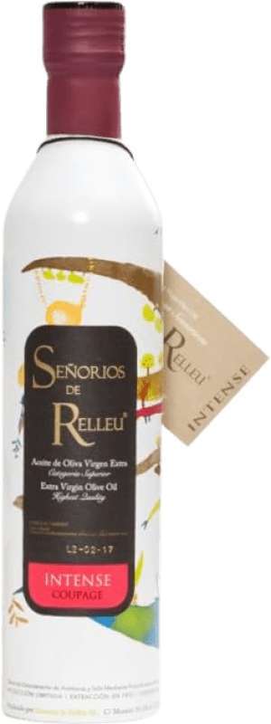 Envío gratis | Aceite de Oliva Señoríos de Relleu Coupage, AOVE Virgen Extra España Botella Medium 50 cl Intenso