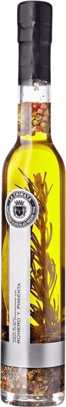 Envío gratis | Aceite de Oliva La Chinata Virgen Extra Romero Pimientas España Botellín 25 cl