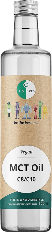 Envio grátis | Óleo Vegetal Go-Keto MCT C8 C10 Premium Países Baixos Garrafa Medium 50 cl Coco Envio grátis | Óleo Vegetal Go-Keto MCT C8 C10 Premium Países Baixos Garrafa Medium 50 cl Coco
