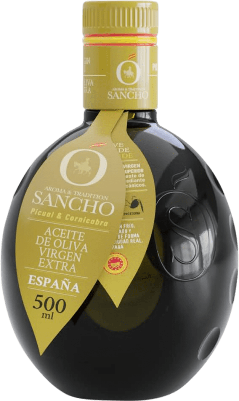 Free Shipping | Olive Oil Aroma & Tradition Picual Cornicabra EVOO Extra Virgin Spain Picual, Cornicabra Medium Bottle 50 cl