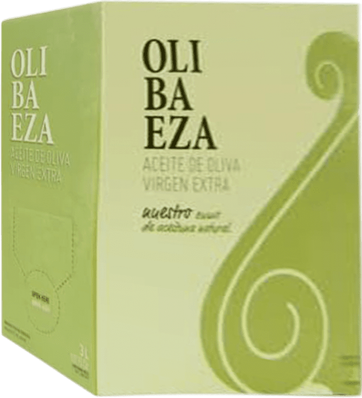 Free Shipping | Olive Oil Olibaeza Virgen Extra Spain Tempranillo Special Bottle 3 L