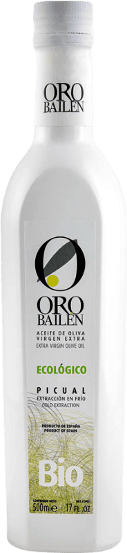 26,95 € 免费送货 | 橄榄油 Oro Bailén Virgen Extra Ecológico 瓶子 Medium 50 cl