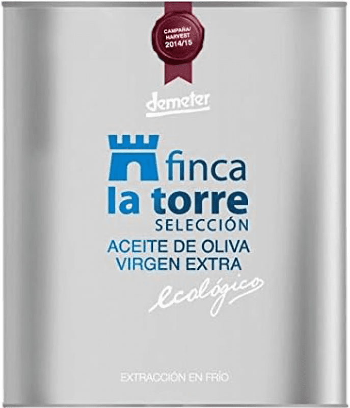 Envío gratis | Aceite de Oliva Oro del Desierto Virgen Extra Ecológico España Arbequina Botella Especial 2 L