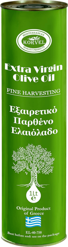 Free Shipping | Olive Oil Korvel Virgen Extra Premium Greece 1 L