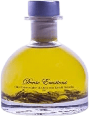 Envio grátis | Azeite de Oliva Guiuliano Tartufi Llauna Dense Emotions Virgen Extra Trufas Blancas Orgánico Itália Biológico Garrafa Miniatura 10 cl