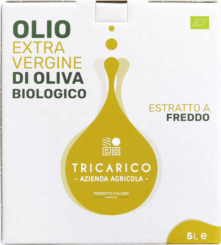 Envío gratis | Aceite de Oliva Tricarico Giuseppe. Dolce Fiore Italia Botella Especial 3 L