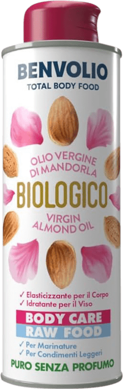 16,95 € | Aceite Vegetal Benvolio 1938 Italia Eco — Ecológico Botellín 25 cl Mandorla — Almendra