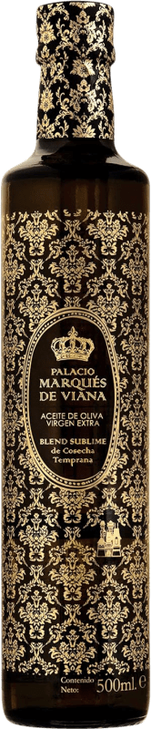 Envío gratis | Aceite de Oliva Palacio Marqués de Viana Virgen Extra Blend Andalucía España Tempranillo Botella Medium 50 cl