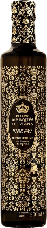 Envio grátis | Azeite de Oliva Palacio Marqués de Viana Virgen Extra Blend Andaluzia Espanha Tempranillo Garrafa Medium 50 cl