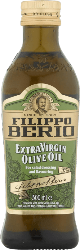 Envío gratis | Aceite de Oliva Filippo Berio. Virgen Extra Italia Botella Medium 50 cl