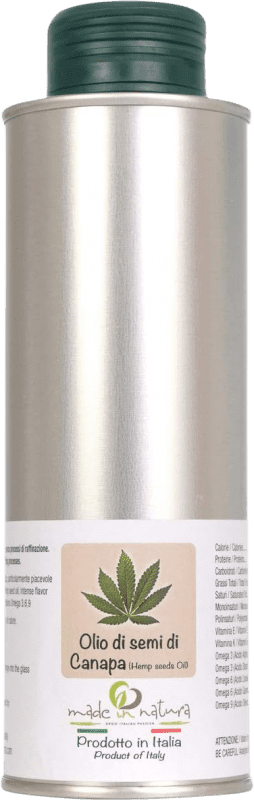 29,95 € Envio grátis | Óleo de Cozinha Made in Natura. Cáñamo Garrafa Pequena 25 cl