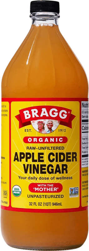 Envio grátis | Vinagre Bragg Estados Unidos Organic — Bio 1 L Manzana — Maçã, Cider — Sidra