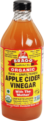 Vinagre Bragg Apple Cider Organic Biológico Garrafa Medium 50 cl