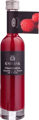 10,95 € Envío gratis | Vinagre La Chinata Pulpa de Frambuesa Botellín Miniatura 10 cl