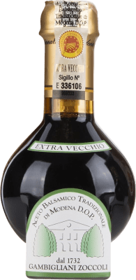 Envoi gratuit | Vinaigre Gambigliani Zoccoli Balsamique D.O.C. Modena Italie 25 Ans Mini-Bouteille 10 cl