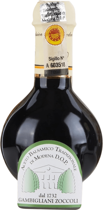 Free Shipping | Vinegar Gambigliani Zoccoli Balsamic D.O.C. Modena Italy 12 Years Miniature Bottle 10 cl