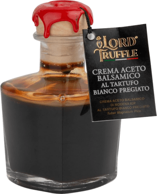 Spedizione Gratuita | Aceto Lord Truffle Crema de Trufa Blanca Balsamico D.O.C. Modena Italia Bottiglia Miniatura 10 cl