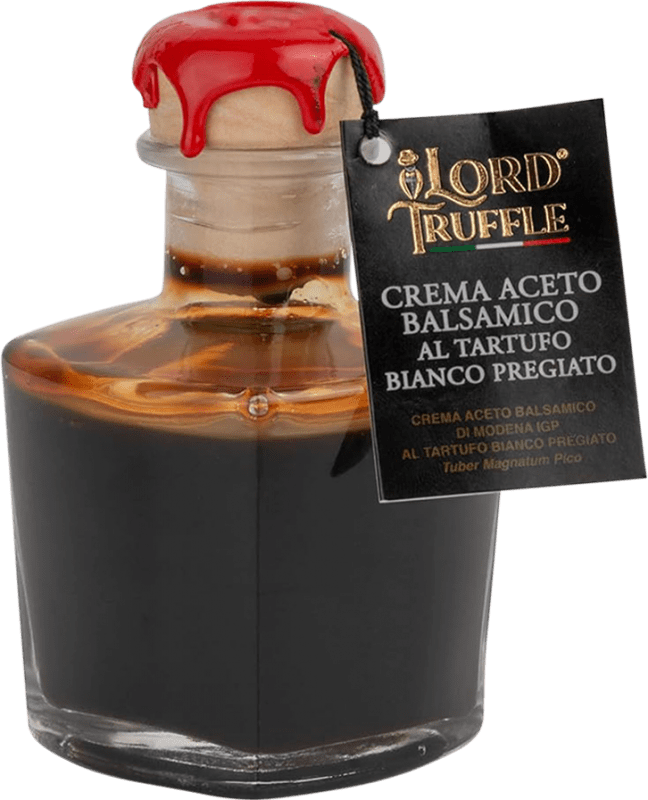Free Shipping | Vinegar Lord Truffle Balsamic, Crema — Cream D.O.C. Modena Italy Miniature Bottle 10 cl Tartufo Bianco — White Truffle
