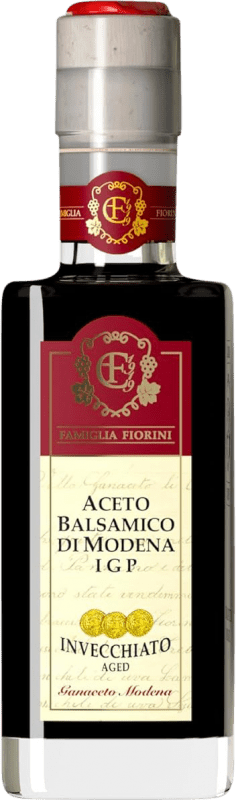 Envio grátis | Vinagre Cazzola Fiorini Famiglia Fiorini Balsâmico Carvalho D.O.C. Modena Itália 3 Anos Garrafinha 25 cl