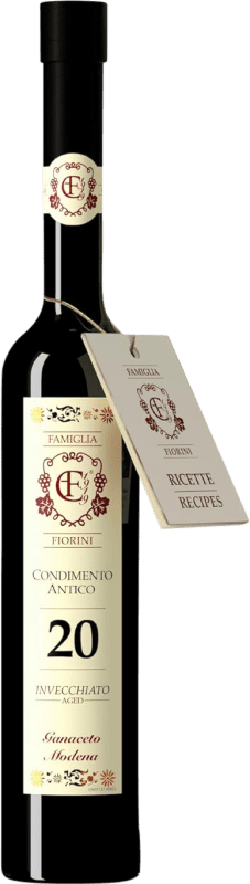 Spedizione Gratuita | Aceto Cazzola Fiorini Famiglia Fiorini Antiguo Nº 20 Balsamico Envejecido con Lambrusco D.O.C. Modena Italia Bottiglia Miniatura 10 cl