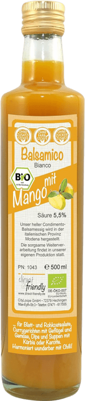 Spedizione Gratuita | Aceto Direct & Friendly. Balsámico Mango Orgánico Germania Bottiglia Medium 50 cl