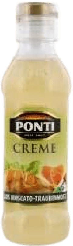 Kostenloser Versand | Essig Ponti Crème — Sahne Italien Moscato — Muskateller Kleine Flasche 25 cl