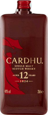 13,95 € Spedizione Gratuita | Whisky Single Malt Cardhu Pocket Edition 12 Anni Piccola Bottiglia 20 cl