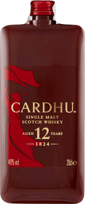 11,95 € Kostenloser Versand | Single Malt Whisky Cardhu Pocket Edition 12 Jahre Kleine Flasche 20 cl