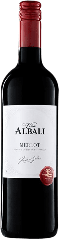 Бесплатная доставка | Красное вино Félix Solís Viña Albali Испания Merlot — Мерло 75 cl