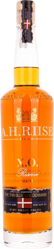 48,95 € Envoi gratuit | Rhum A.H. Riise The Thin Line Blue — Édition Bleue XO Extra Old — Très Vieux, Réserve