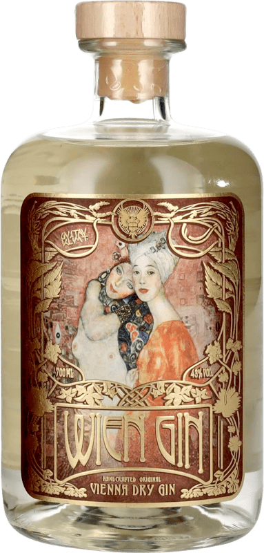 Бесплатная доставка | Джин Wien Gin Gustav Klimt Edition Австрия 70 cl