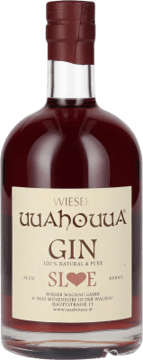Envío gratis | Ginebra Gin Wieser Austria Botella Medium 50 cl Sloe Berries — Endrinas