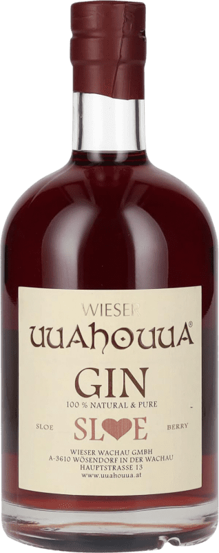 Envío gratis | Ginebra Gin Wieser Austria Botella Medium 50 cl Sloe Berries — Endrinas Envío gratis | Ginebra Gin Wieser Austria Botella Medium 50 cl Sloe Berries — Endrinas